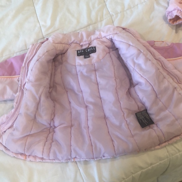Girls pink 2 piece winter coat and fleece jacket, 3T. - Picture 12 of 16